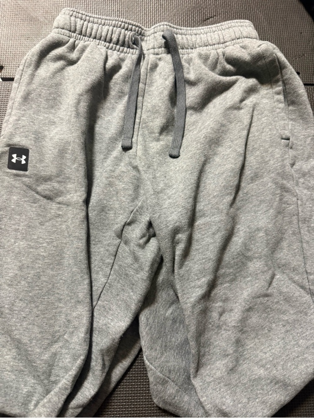 Under Armour Heather Gray Drawstring Sweatpants